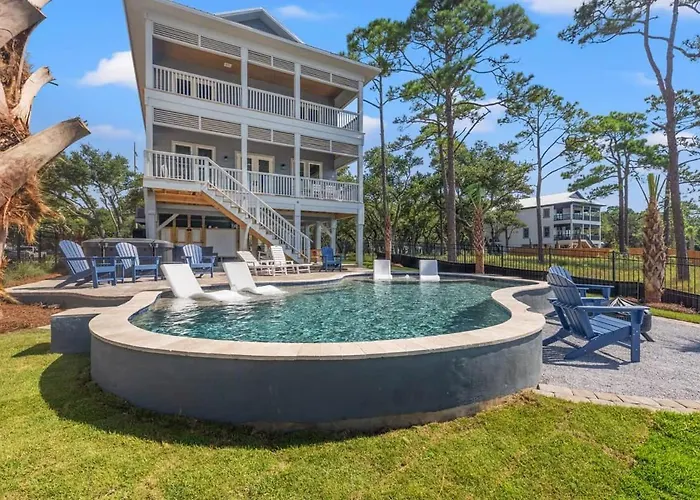 Lux Home, Heatd Pool*, Hottub, Firepit, Pier,fence Holiday home Gulf Shores