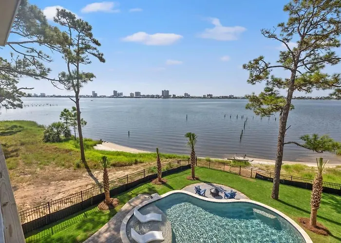 Lux Home, Heatd Pool*, Hottub, Firepit, Pier,fence Holiday home