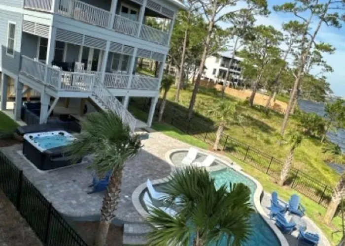 Lux Home, Heatd Pool*, Hottub, Firepit, Pier,fence Gulf Shores