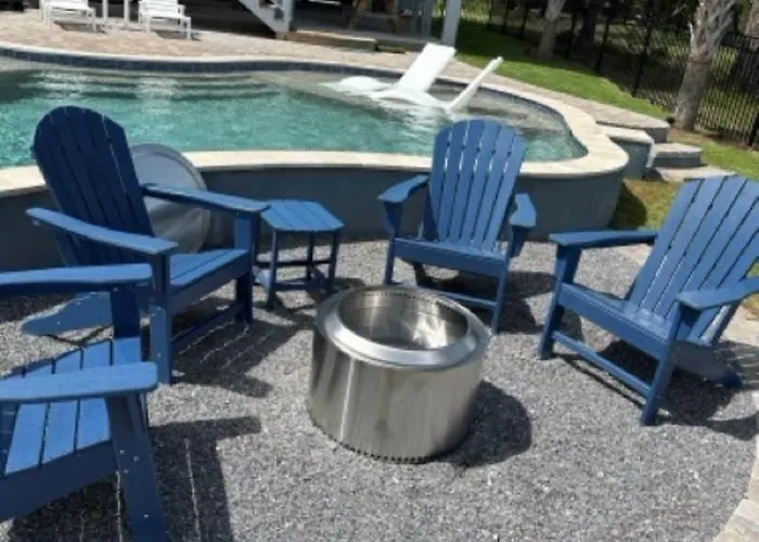 Lux Home, Heatd Pool*, Hottub, Firepit, Pier,fence * Gulf Shores