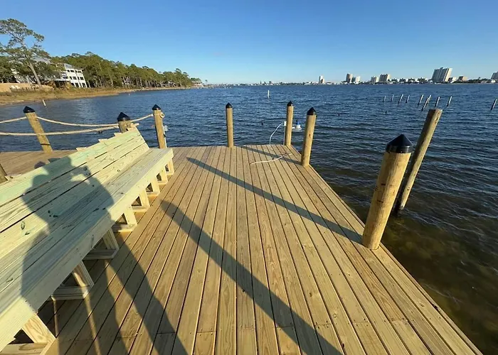 Lux Home, Heatd Pool*, Hottub, Firepit, Pier,fence Gulf Shores